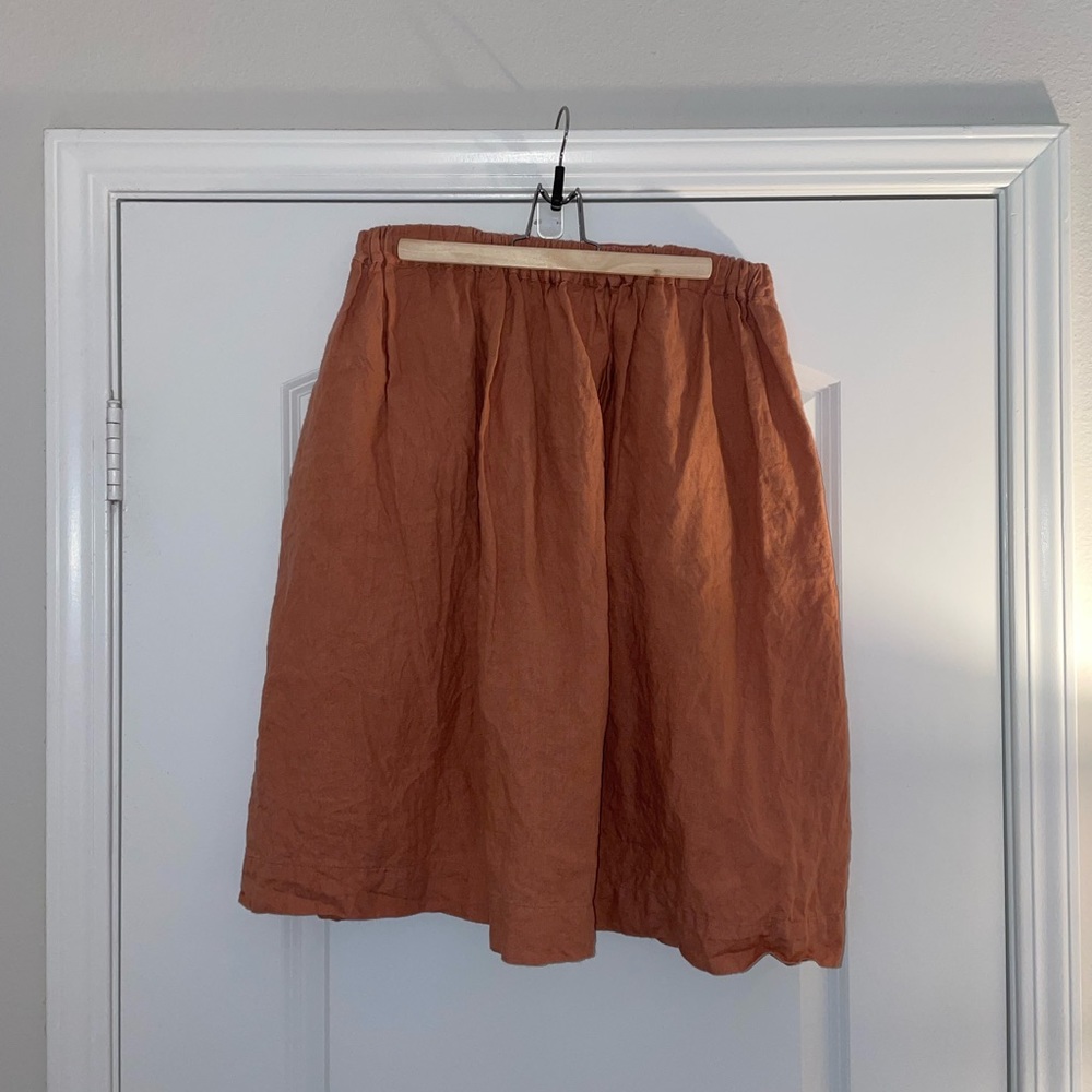 notPERFECTLINEN Pink Linen Skirt - Picture 7 of 9